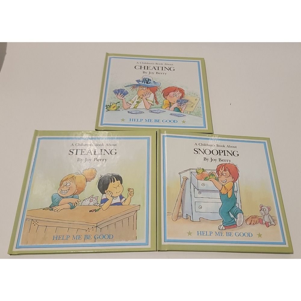 VTG A Children's Book About - Help Me Be Good Lot Of 3